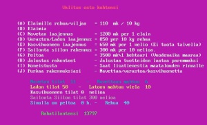 Farmi - QBasic versio Kuvankaappaus