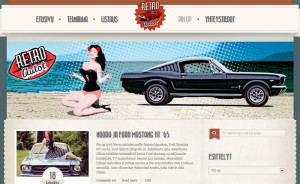 Retroautot-Pinup-Ford-Mustang